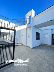  1 منزل جديد تشطيب 2024 للإيجار بسعر 1850د عين زارة زويته بالقرب من مسجد عثمان بن عفان الحراتي