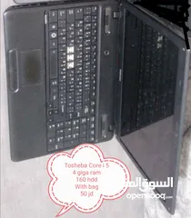  1 لاب توب توشيبا core i5 gin 5