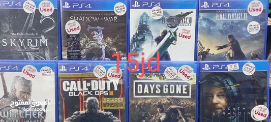  6 تشكيله   العاب  مستعمله  ps5  و  ps4  السعر  ع  الصور