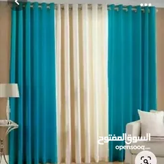  8 curtains black Out Rollar store