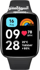  2 ساعة شاومي الذكيه الجديده Xiaomi Redmi Watch 3 Active