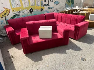  23 جددنا العرض لآخر الاسبوع على طقم الكنب  خشب قيراط ولاتيه قماش ووتر بروف  كفاله 3سنوات خطيه  السعر 11