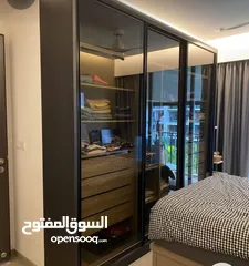  13 خزانه حائط بافضل التصاميم العصريه اضائه داخليه