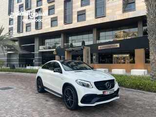  2 Mercedes Benz GLE 63S AMG Coupe 2017 GCC خليجي فل مواصفات بحالة الوكالة Full Service History