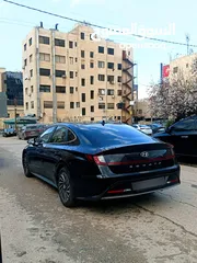  3 هيونداي سوناتا 2022 لون اسود ملوكي فحص كامل جمرك حديث ممتازه بدون حوادث هايبرد