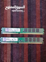  3 مذر بورد intel مع معالج core i3 -2130 مع مروحه تبريد مع 5 رامات Kingston كل وحده 4 جيجا ...