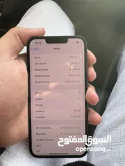 8 ايفون 13 مساحة 128GB بطارية 84% لون اسود.....................................