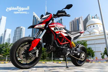  12 Ducati Hypermotard 821 with SC Project Exhaust
