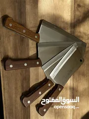  10 قطاعات خرفان (بلطات) اربع احجام  + سكاكين حجمين