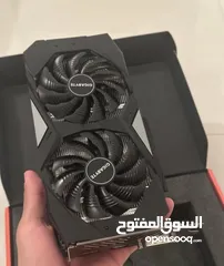 3 كرت شاشة  GTX 1650 SUPER WINDFORCE 4gb مستخدم نظيييف بالكرتون
