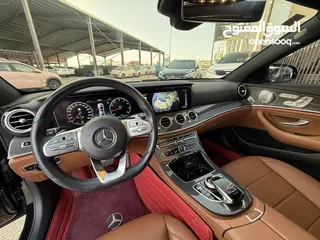  15 مرسيدس E350 2020 AMG فحص كامل ممشى قليل فل اضافات اعلى صنف لون اسود غرفة كاميل