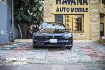  3 Tesla Model S-PLAID 1020hp مديل 2021 بحاله الوكاله من الداخل والخارج