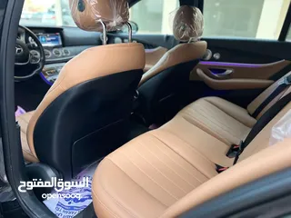  18 مرسيدس E300 AMG اصل رقم واحد من الداخل زعفراني السياره نظيفه جدا