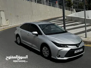  19 تويوتا كورولا 2021 7 جيد ولا ملاحظه فل كامل عدا الفتحه بحاله الوكاله زيرو جمرك جديد بسعر مميز