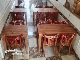  3 كراسي وطاولات مقهى  كافيه  مطعم ترس كراسي كفيهات_مقاهي_مطاعم_حدائق _قهوه_مطعم_ مطابخ_ حسب الطلب