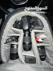  1 كانون 350 d مع كامل عدتها