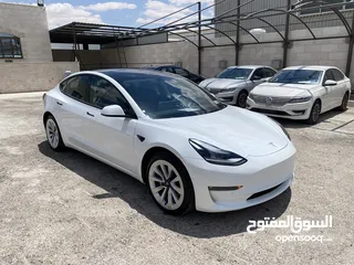  1 Tesla model 3.  2022 مفحوصه اتو سكور فحص كامل