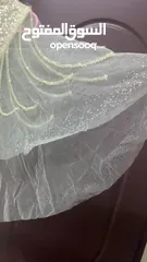  4 فستان اعراس مستعمل مره واحده نظيف