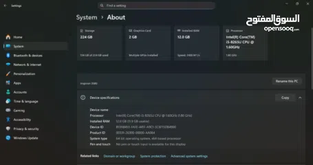  6 Dell Inspiron 15 3000 - i5 - ram 16