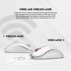  5 Fantech Blake WGC5 Wireless Gaming Mouse ماوس وايرليس فانتيك جديد مكفول