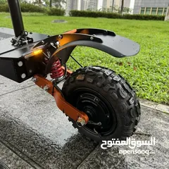  2 60Volt 6000Watts Electric, E Scooter Foldable Dual Motor Off Road Seat