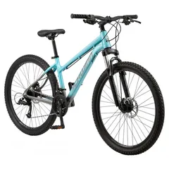  1 اصبح متوفر لدينا  schwinn 27.5” alcomp women’s mountain bike, 21speeds ,blue