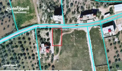  1 قطعة ارض نمرتين تقع على الشارع الرئيسي (يعبد-كفيرت) منطقة A. تقع على شارعين فرعي ورئيسي. موقع مميز