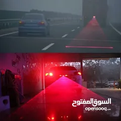  2 ليزر خلفي للسيارات والدراجات vehicles /bikes safety rear laser light