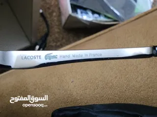  2 نظارة لاكوست اصلي صناعة فرنسية