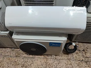  3 مكيفات ميديا فل إنڨيرتر مستعملة في حالة ممتازة طن وطن ونص