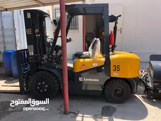  1 للبيع رافعة شوكية جديده 3.5 طن . ديزل فل الفل . صيني ماترور اسوزو ياباني