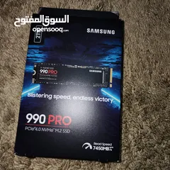 1 Samsung 990 PRO PCIe 4.0 7450MB/s nvme 2TB