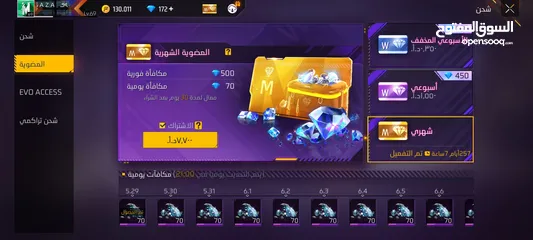  3 حساب فري فاير قوي كثيير