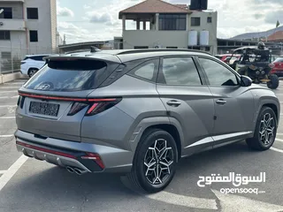  8 هونداي توسان N-Line    2023/ فل الفل بدون فتحة سقف بانوراما  فل مسكر