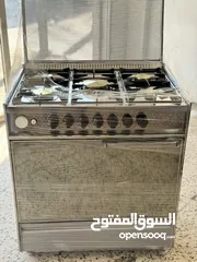  3 غاز افران يونيفيرسال بسعر مرتب ستانلس كامل وجوانب ستانلس