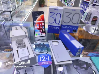  10 حبه عن الجديده CAMON 30 5G جيجا 512 رام 24 معه كامل اغراضو وسماعه الاصلية متوفر توصيل