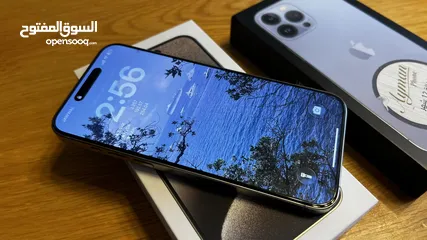  1 آيفون 15 برو ماكس + آيفون 13 برو ماكس للبيع بحالة ممتازة مع الكراتين