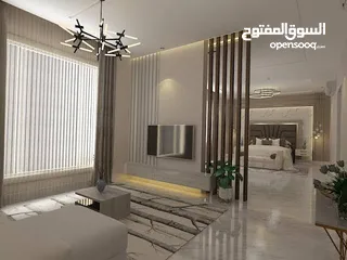  1 شقه فرش فندقي للايجار الشهري امام مول العرب في 6 أكتوبر