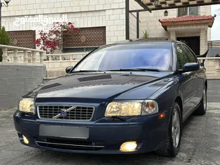  8 Volvo S80 2004(مخزنة)وارد الوكالة وصيانة الوكالة   قاطعة مسافة 60 الف كم فل كامل اعلى صنف