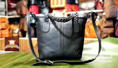  4 Handmade leather bags for women حقائب جلدية مصنوعة يدويا للنساء