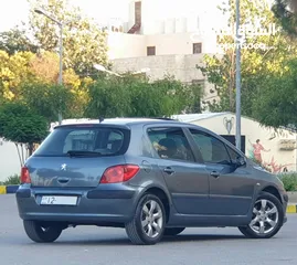  4 بيجو 307 موديل 2007 فل مع فتحة وفحص كامل للبيع