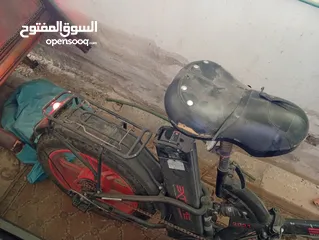  4 دراجه كهربائيه (بسكليت كهربا ) مستعمل حالته جيده جدا