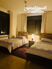  2 شقه مفروشه للايجار في عين منجد اطلاله مميزه