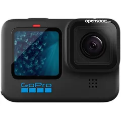  1 كاميرا go pro Hero 11 -مع بطاريتين ووصلة و ستاند وحقيبة الكاميرا