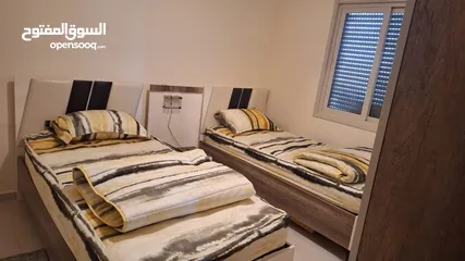  4 شقه مفروشه للايجار في روابي