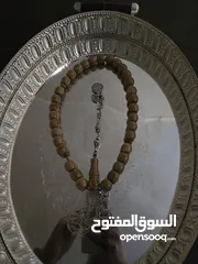  4 مسبحه فاتوران عدد 33 خرزة لون بني محروق من أجمل الألوان لون خشبي مميز