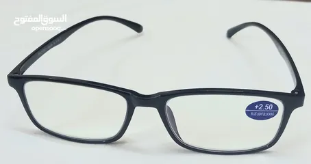  7 نظارات قراءة جاهزة مزودة بمادة Blue     نظارات قراءة جاهزة