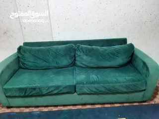  1 طقم كنب نوع ايشلي متحرك وثقيل