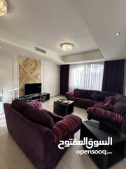  1 شقه مفروشه للايجار شهري والسنوي في عبدون قرب سفاره مصريه