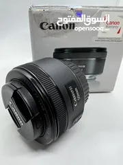  1 عدسة Canon 50mm STM